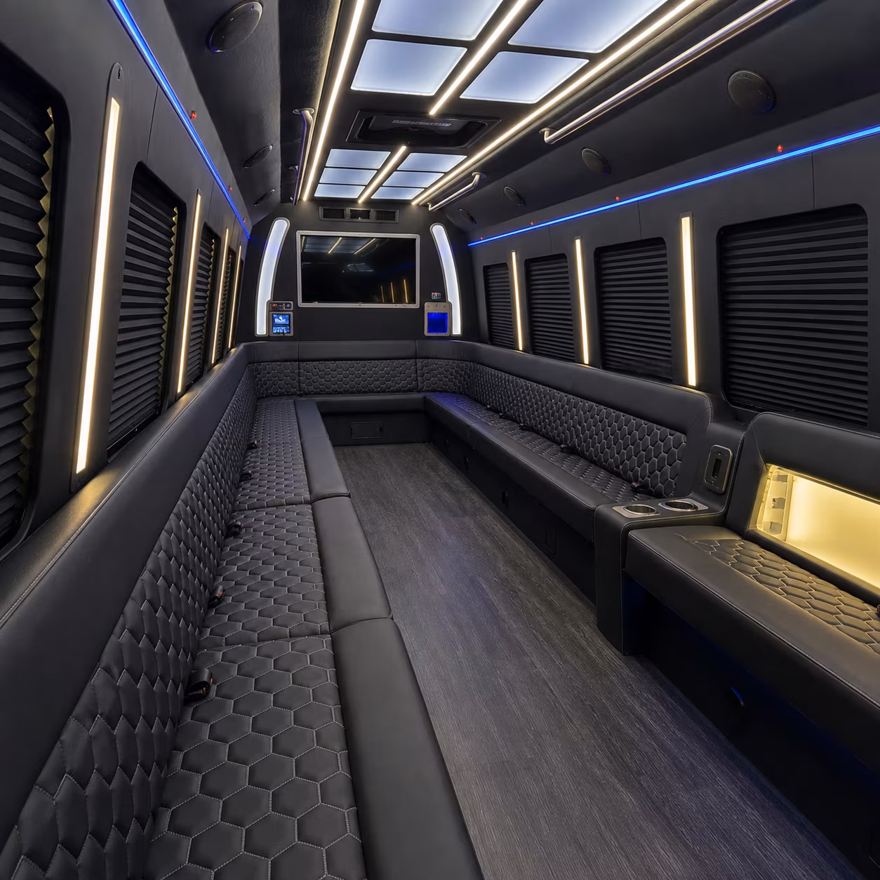 novato party bus rentals inside