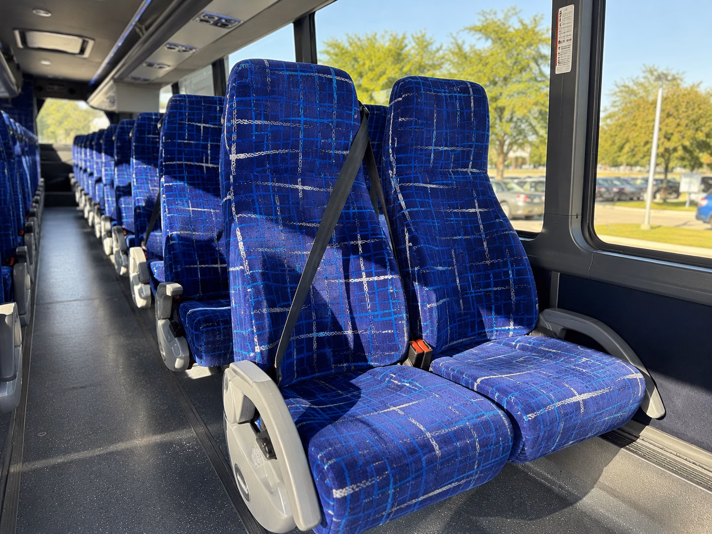 novato religious group transportation onboard seating